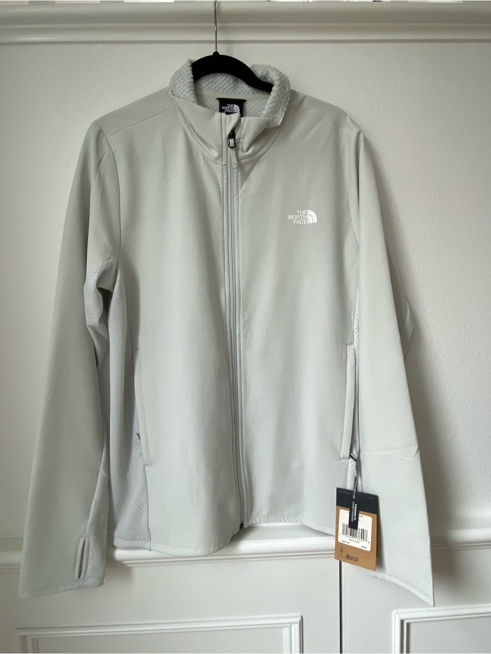 The North Face Men’s Tin Gray Full-Zip Performance Fleece Jacket